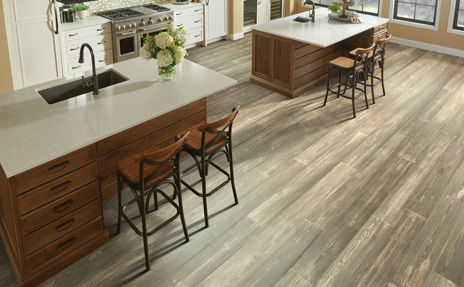 Hydrotek™ Waterproof Hardwood in Light Color in Kitchen